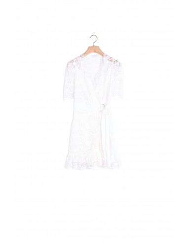 Robe courte en broderie anglaise store