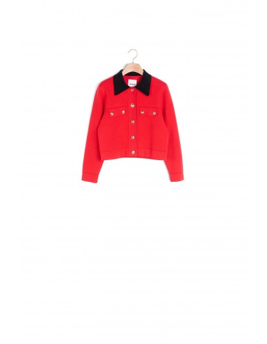 Cardi Coat Rouge 2 - 3 jours ouvrés.