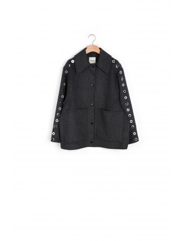 Manteau oversize à œillets store