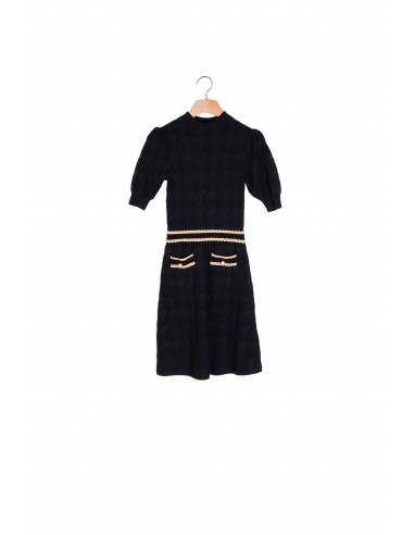 Robe en jacquard pied de coq En savoir plus